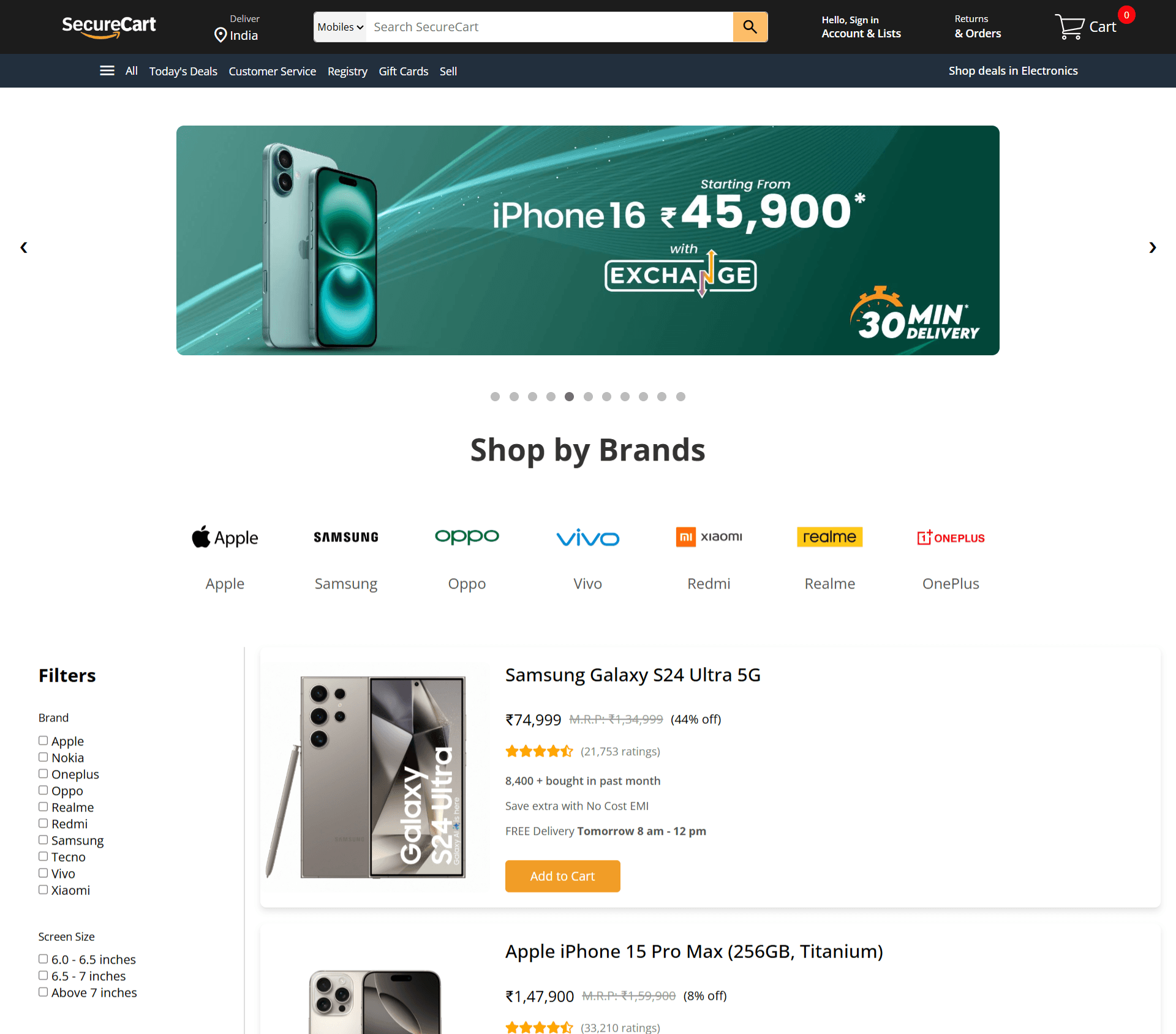 Fake Product Identification application preview