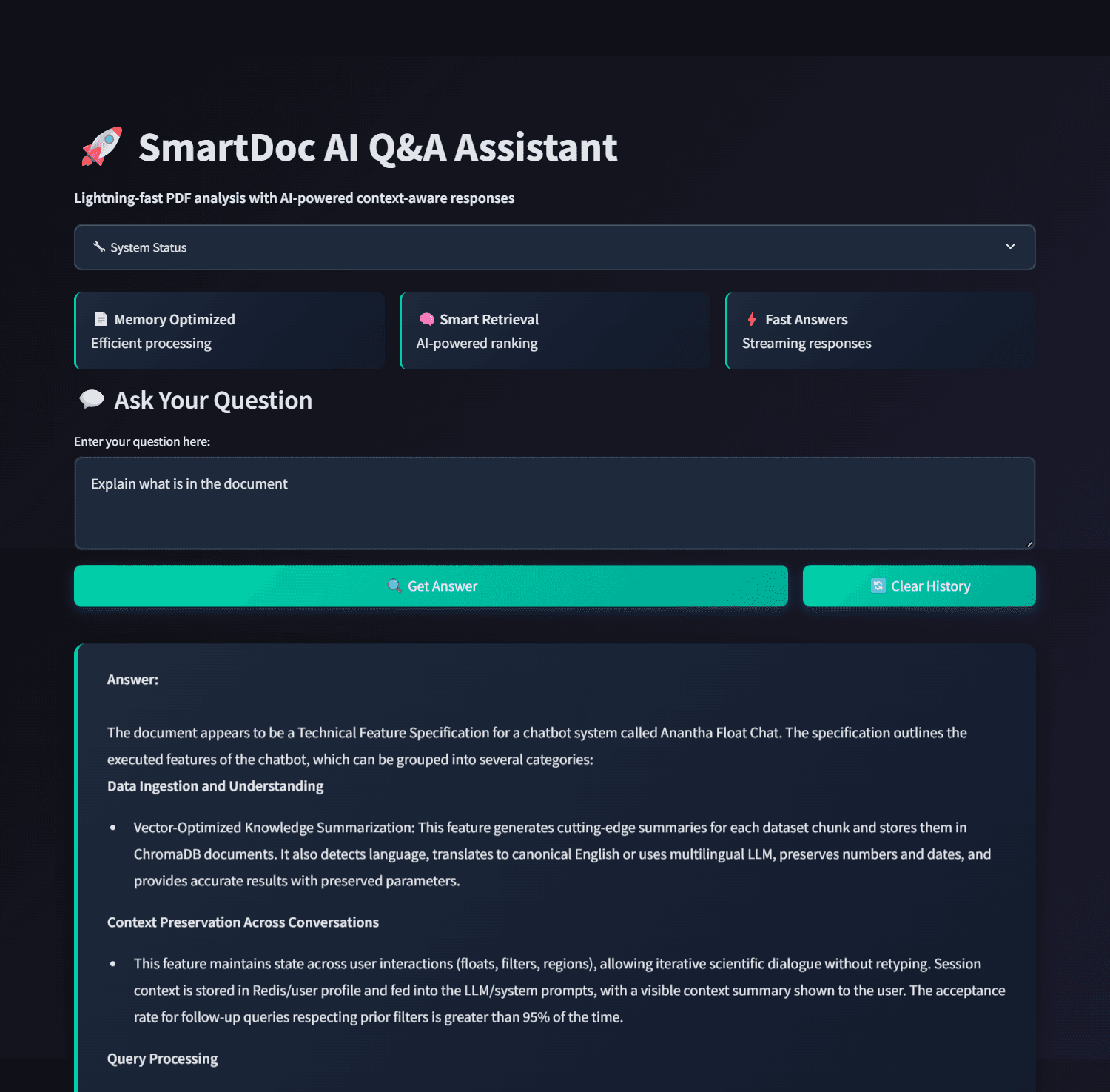 SmartDocAI application preview