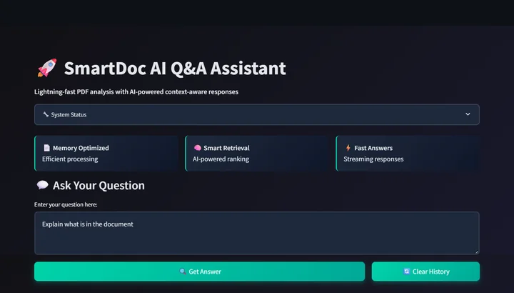 SmartDocAI application preview